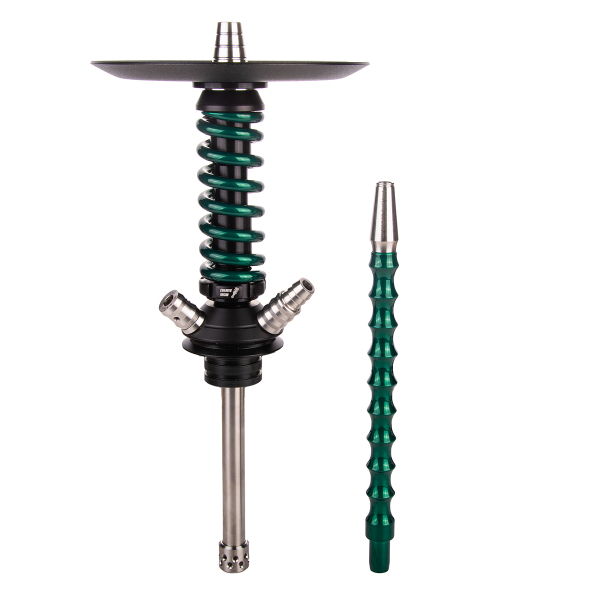 Кальян Mamay Customs Coilover Micro  Чёрный Зелёный Лак в Мурманске