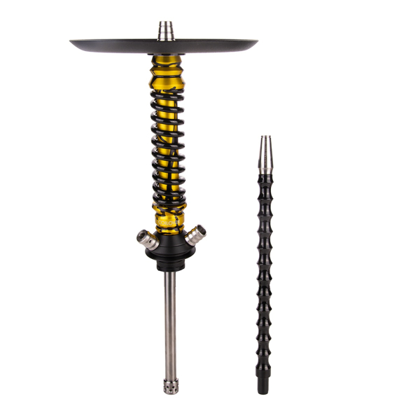 Кальян Mamay Customs Coilover Mini  Золотой Сплеш Чёрный в Мурманске