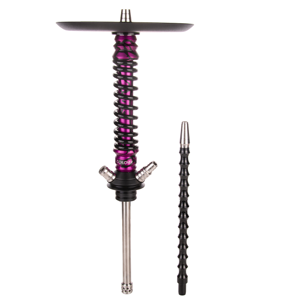 Кальян Mamay Customs Coilover Mini  Пурпурный Сплеш Чёрный в Мурманске