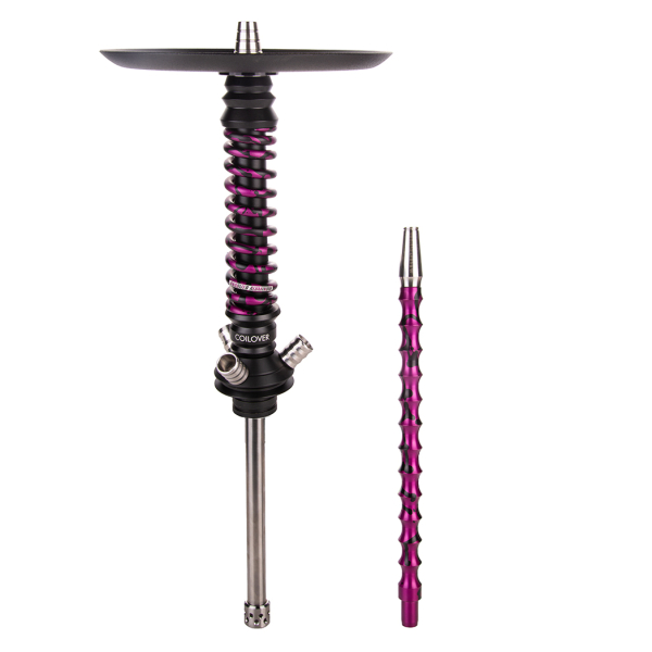 Кальян Mamay Customs Coilover Mini  Чёрный Пурпурный Сплеш в Мурманске