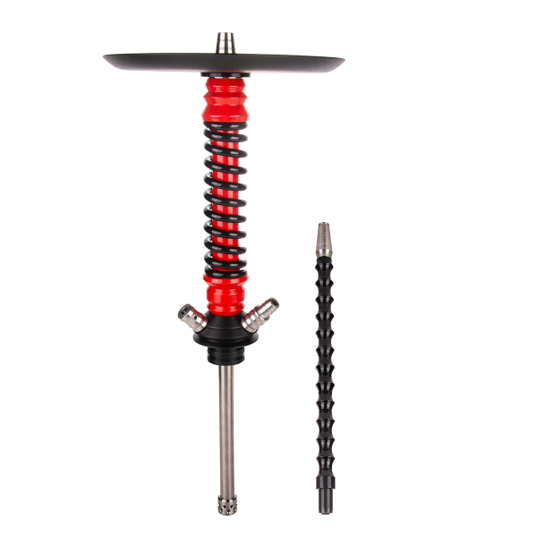 Кальян Mamay Customs Coilover Mini  Красный Чёрный в Мурманске