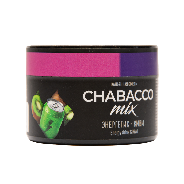 Бестабачная смесь Chabacco Medium Mix Energy Drink & Kiwi 40 грамм в Мурманске