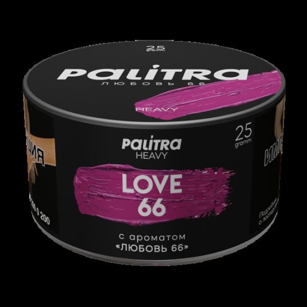 Табак Palitra Heavy Любовь 66 Love 66 25 грамм в Мурманске