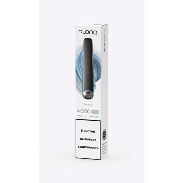 Электронка Plonq Plus Pro Black Чистый 4000 затяжек в Мурманске