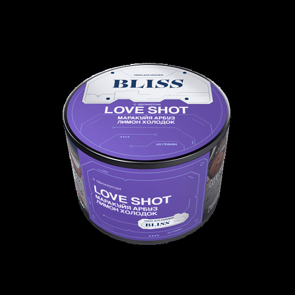 Табак Bliss Love Shot Маракуйя Арбуз Лимон Холодок 40 грамм в Мурманске