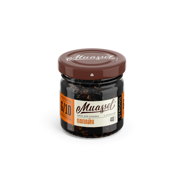 Табак Muassel Extra Strong Папайя 40 грамм в Мурманске
