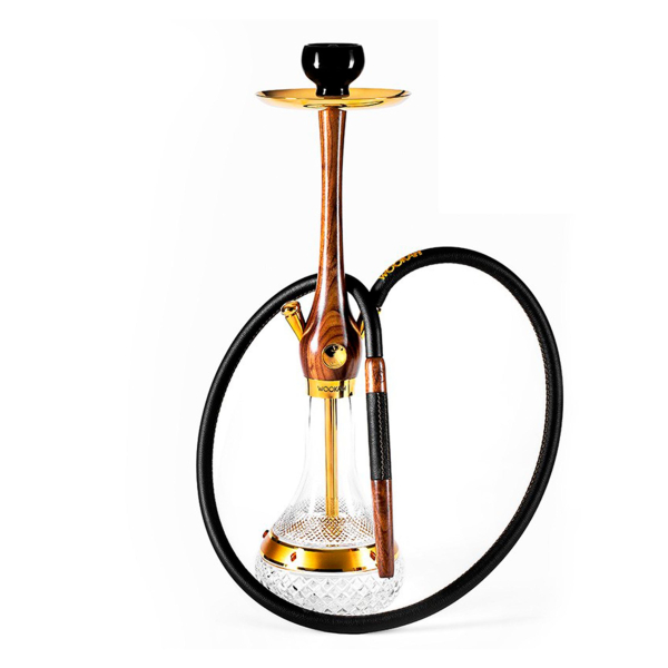 Кальян Wookah Walnut Gold Amber Click (золотой, 64 см) в Мурманске